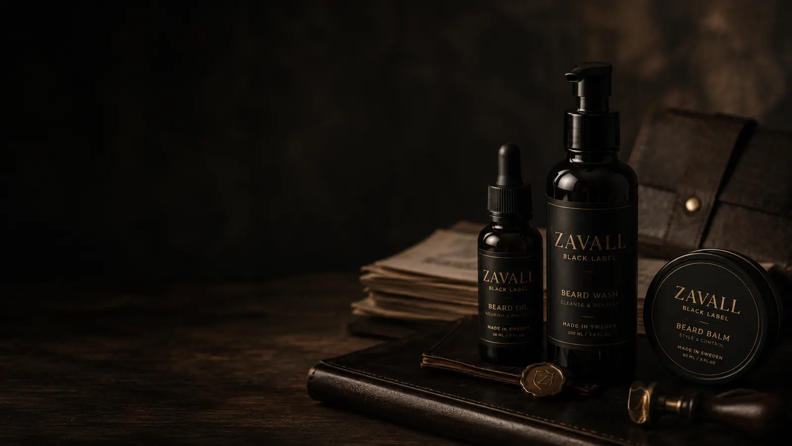 Groomingprodukter och dokument för sidan Annons- och affiliatelänkar hos Zavall Black Label