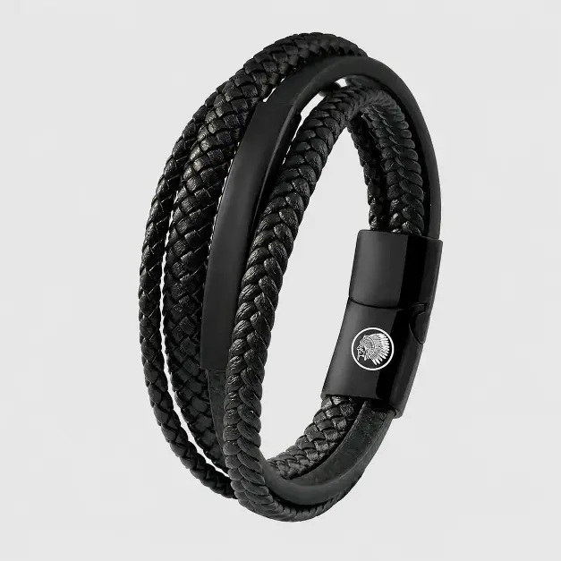 Casisto.J Läderarmband – rockig T-shirt från Zavall & Beard